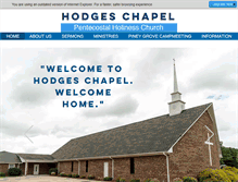 Tablet Screenshot of hodgeschapelphchurch.com